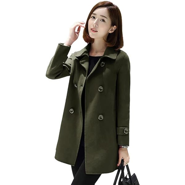 Amazon.com: IDEALSANXUN Wool Coat for Womens Fall Fashion Outfits